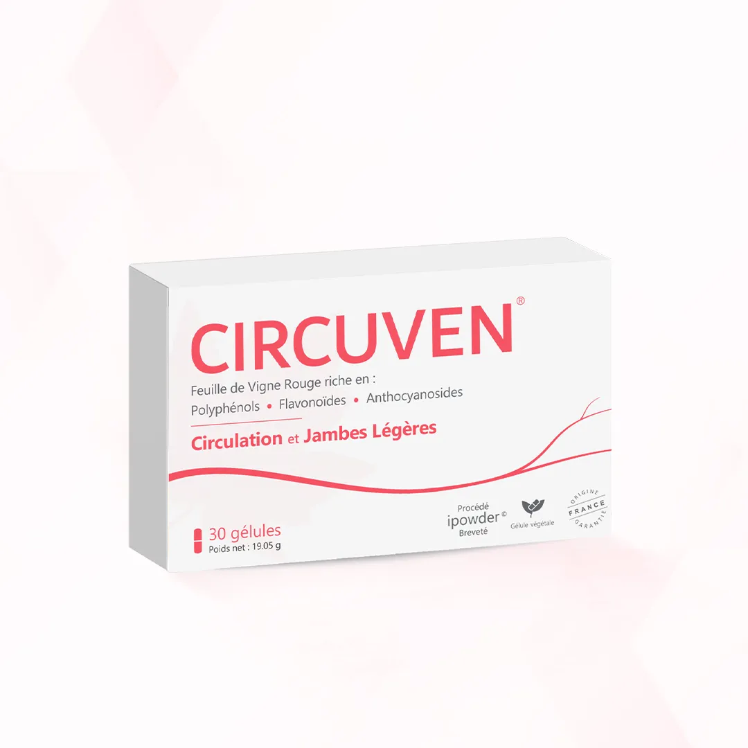 Circuven, veinotonique naturel pour jambes légères et hémorroïdes