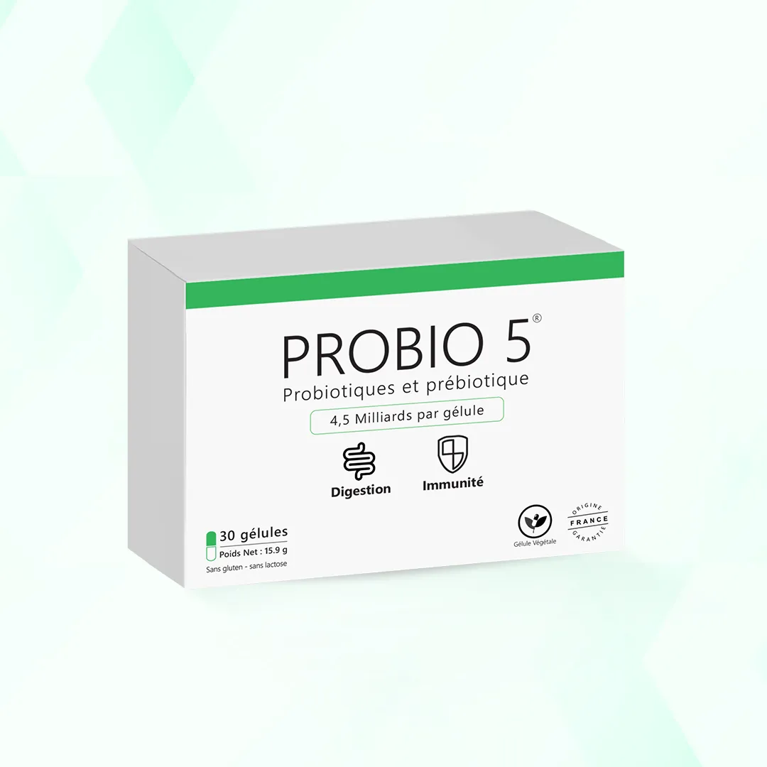 Probio 5, probiotiques et prébiotique pour les troubles digestifs